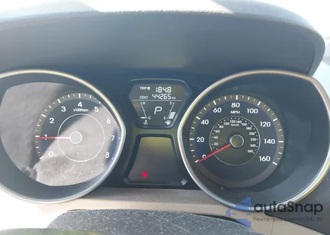 2013 Hyundai Elantra Gls из США, поврежденный, VIN 5NPDH4AE8DH303984